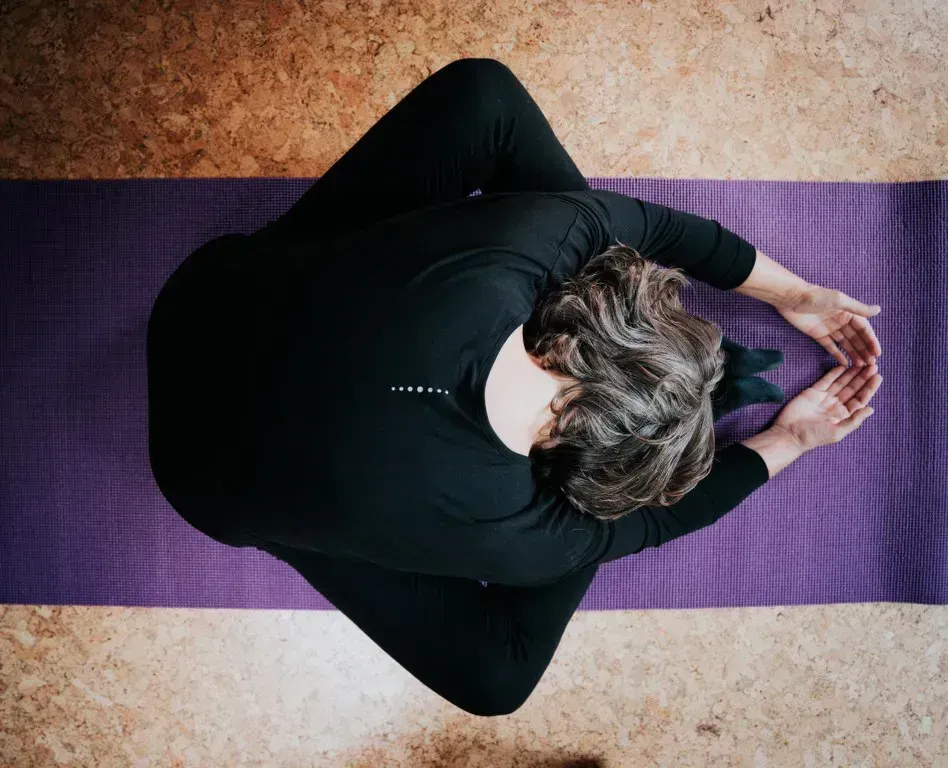 Yin yoga, een rustige en meditatieve vorm van yoga